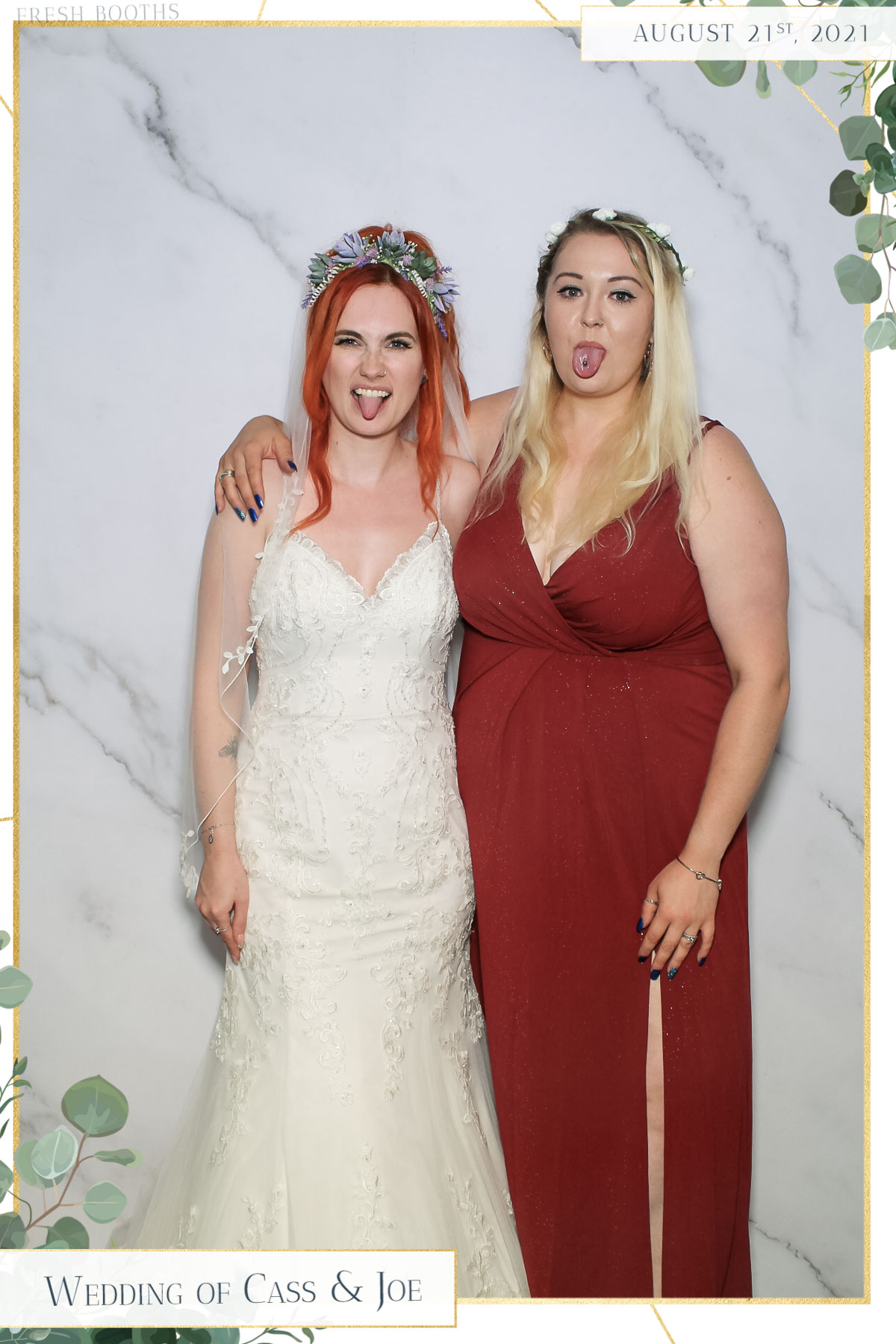 Cass & Joe Wedding - Selfie Mirror | View more photos from the event at gallery.freshbooths.com/u/FreshBooths/Cass-Joe-Wedding-Selfie-Mirror
