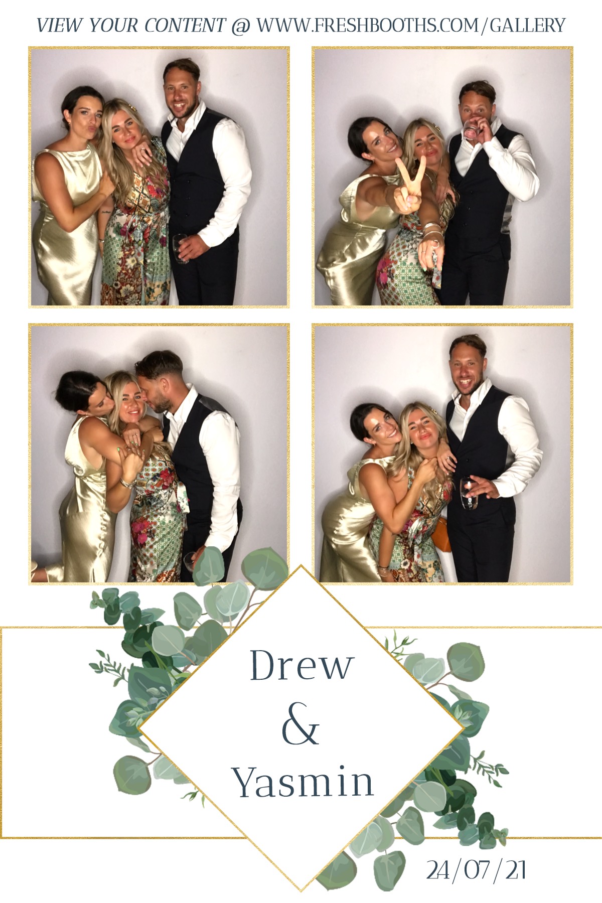 Drew & Yasmin Wedding - GIF Station | View more photos from the event at gallery.freshbooths.com/u/FreshBooths/Drew-Yasmin-Wedding-GIF-Station