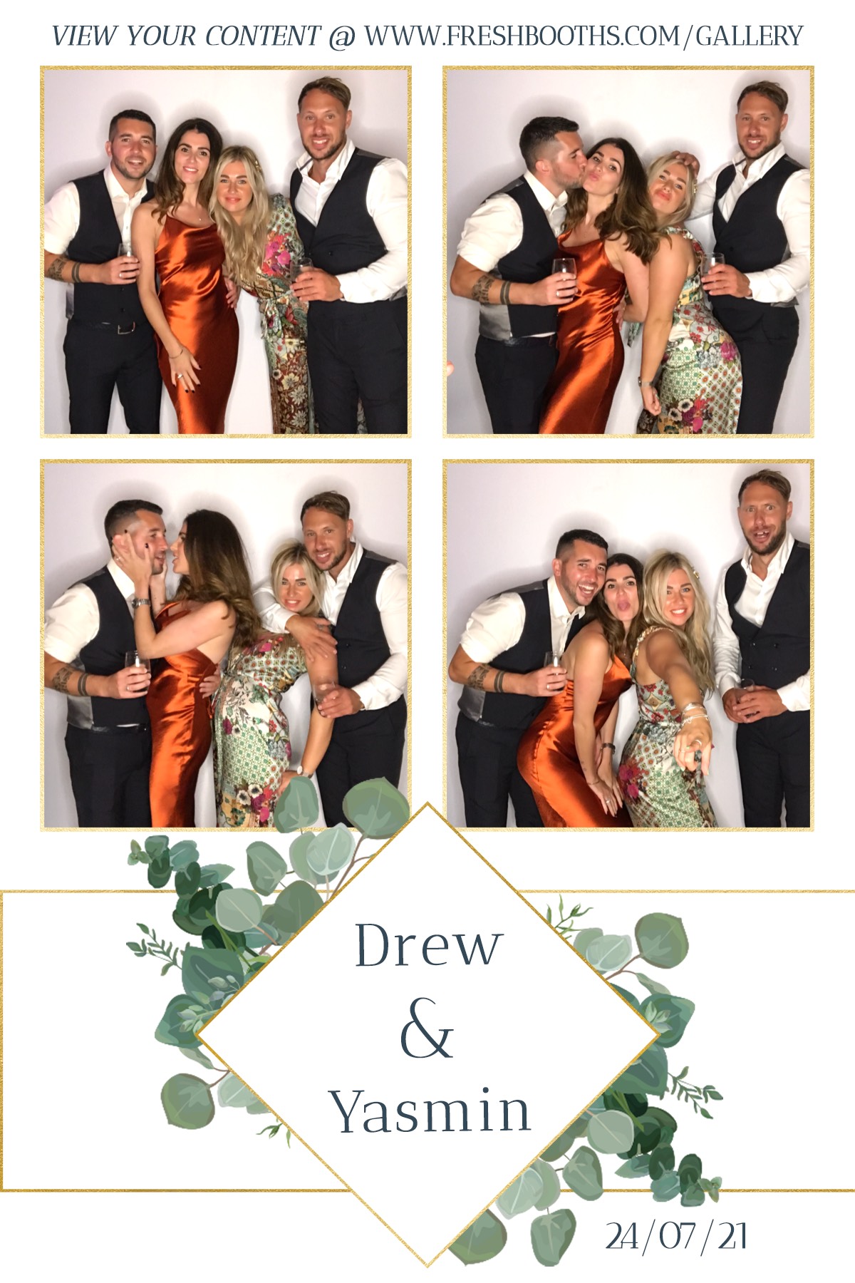 Drew & Yasmin Wedding - GIF Station | View more photos from the event at gallery.freshbooths.com/u/FreshBooths/Drew-Yasmin-Wedding-GIF-Station