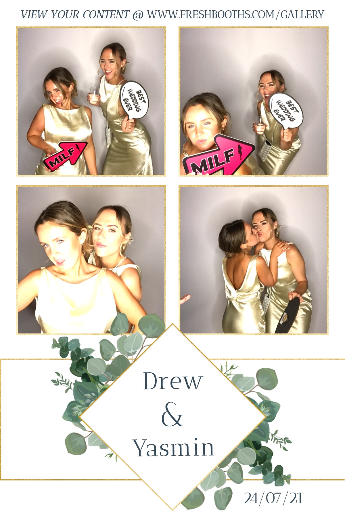 Drew & Yasmin Wedding - GIF Station | View more photos from the event at gallery.freshbooths.com/u/FreshBooths/Drew-Yasmin-Wedding-GIF-Station