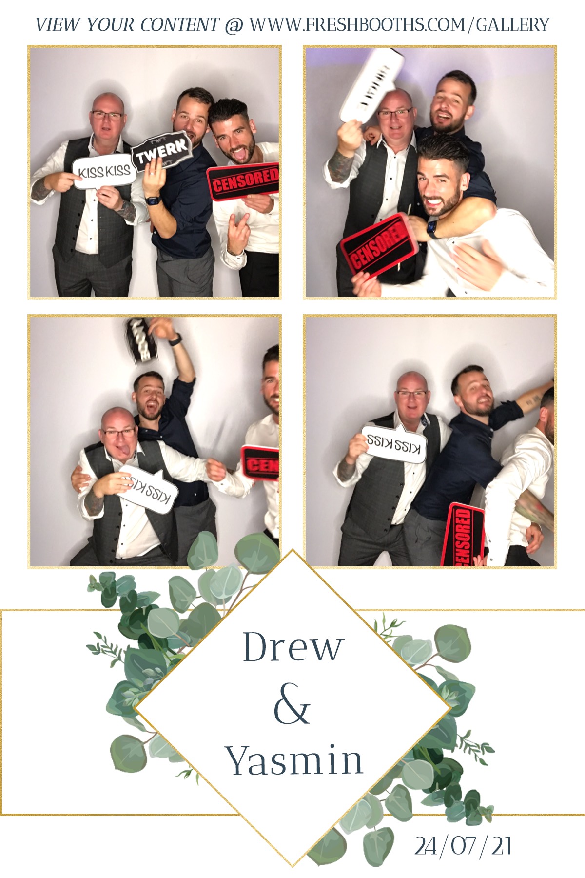 Drew & Yasmin Wedding - GIF Station | View more photos from the event at gallery.freshbooths.com/u/FreshBooths/Drew-Yasmin-Wedding-GIF-Station