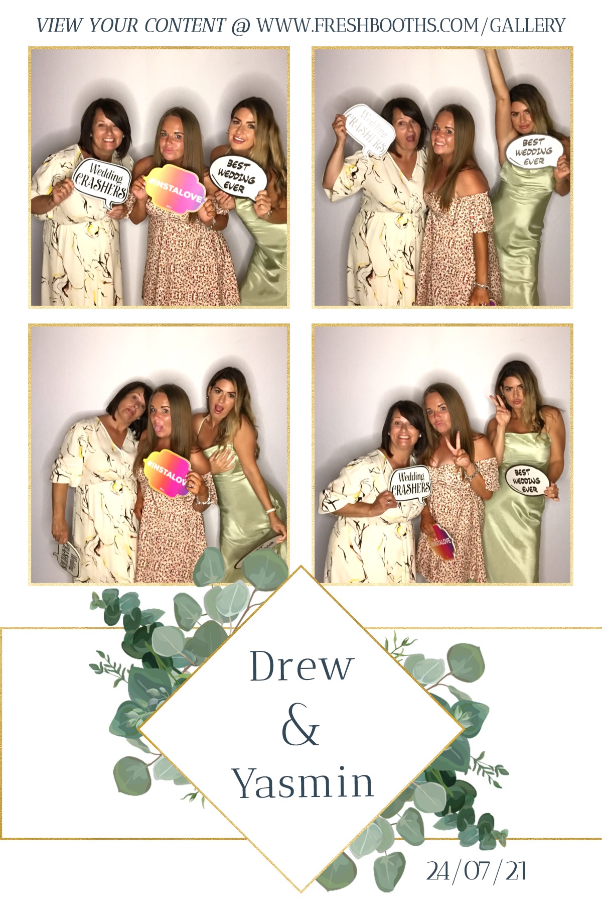 Drew & Yasmin Wedding - GIF Station | View more photos from the event at gallery.freshbooths.com/u/FreshBooths/Drew-Yasmin-Wedding-GIF-Station