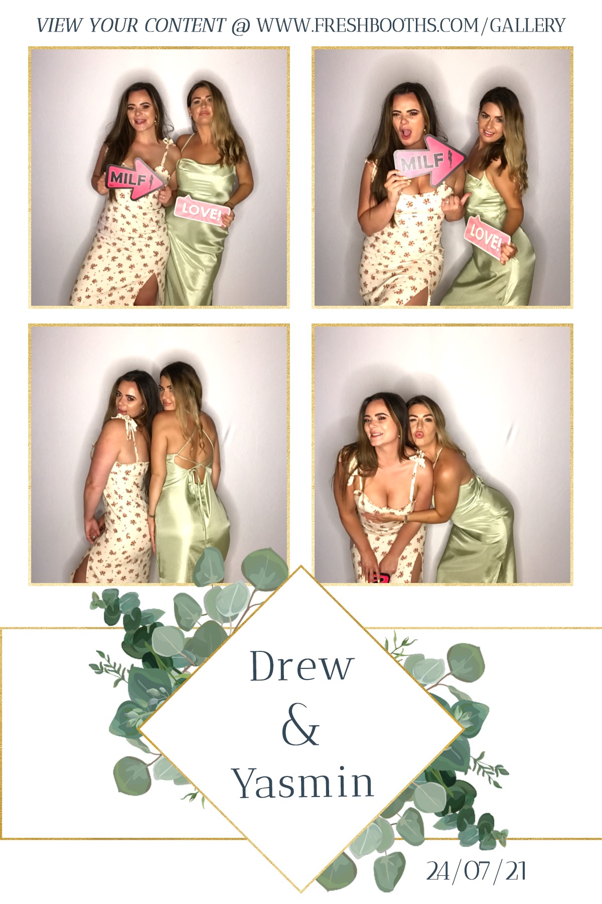 Drew & Yasmin Wedding - GIF Station | View more photos from the event at gallery.freshbooths.com/u/FreshBooths/Drew-Yasmin-Wedding-GIF-Station