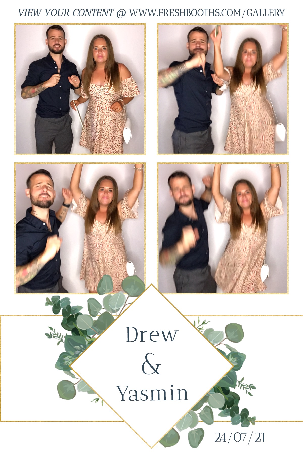 Drew & Yasmin Wedding - GIF Station | View more photos from the event at gallery.freshbooths.com/u/FreshBooths/Drew-Yasmin-Wedding-GIF-Station