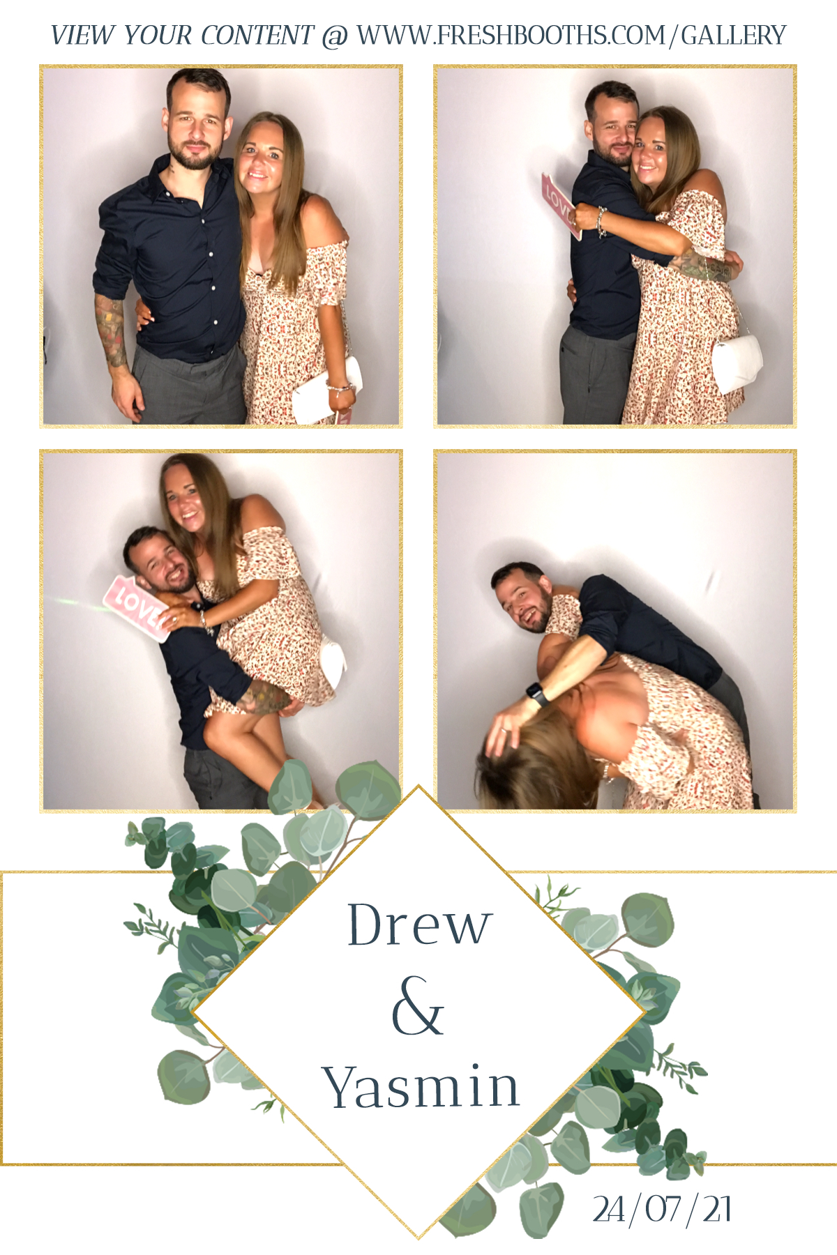 Drew & Yasmin Wedding - GIF Station | View more photos from the event at gallery.freshbooths.com/u/FreshBooths/Drew-Yasmin-Wedding-GIF-Station