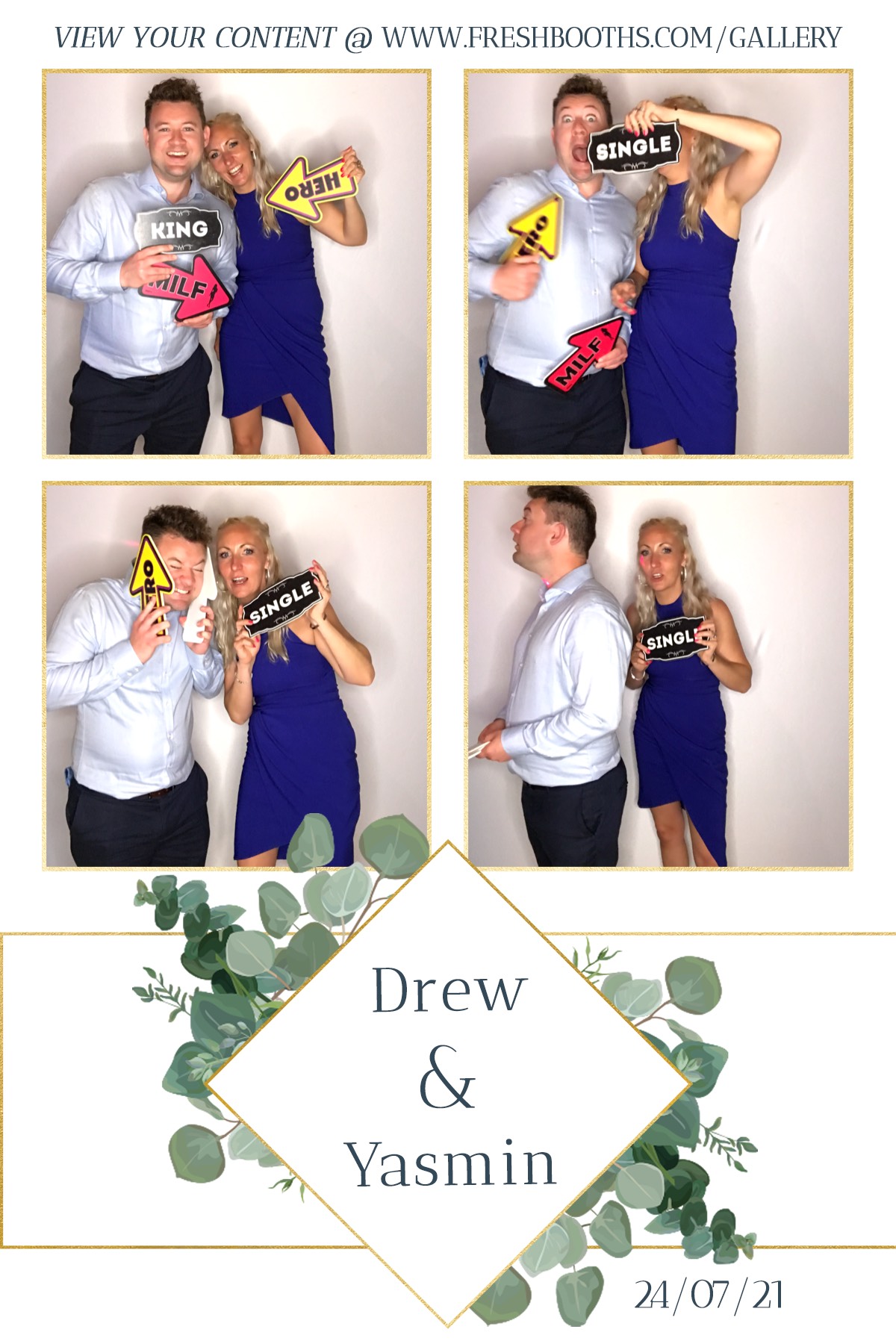 Drew & Yasmin Wedding - GIF Station | View more photos from the event at gallery.freshbooths.com/u/FreshBooths/Drew-Yasmin-Wedding-GIF-Station