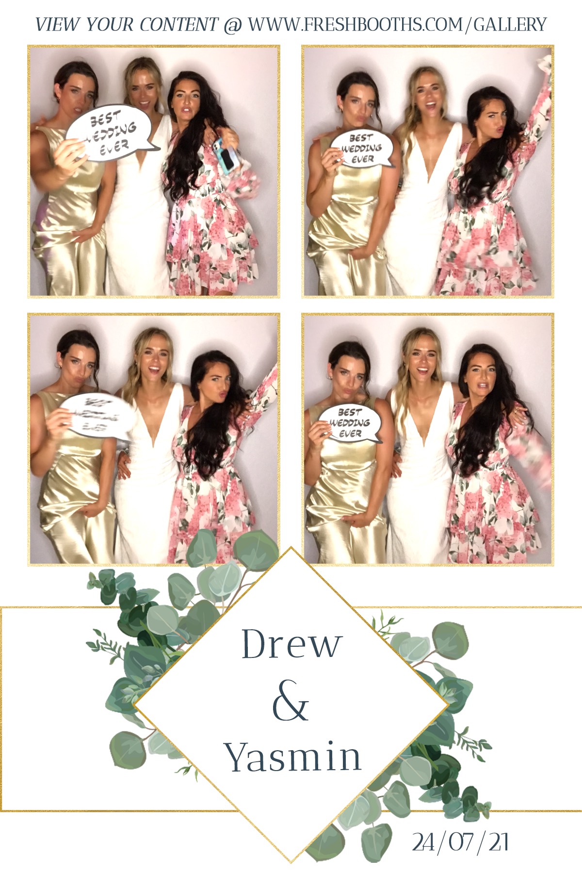 Drew & Yasmin Wedding - GIF Station | View more photos from the event at gallery.freshbooths.com/u/FreshBooths/Drew-Yasmin-Wedding-GIF-Station
