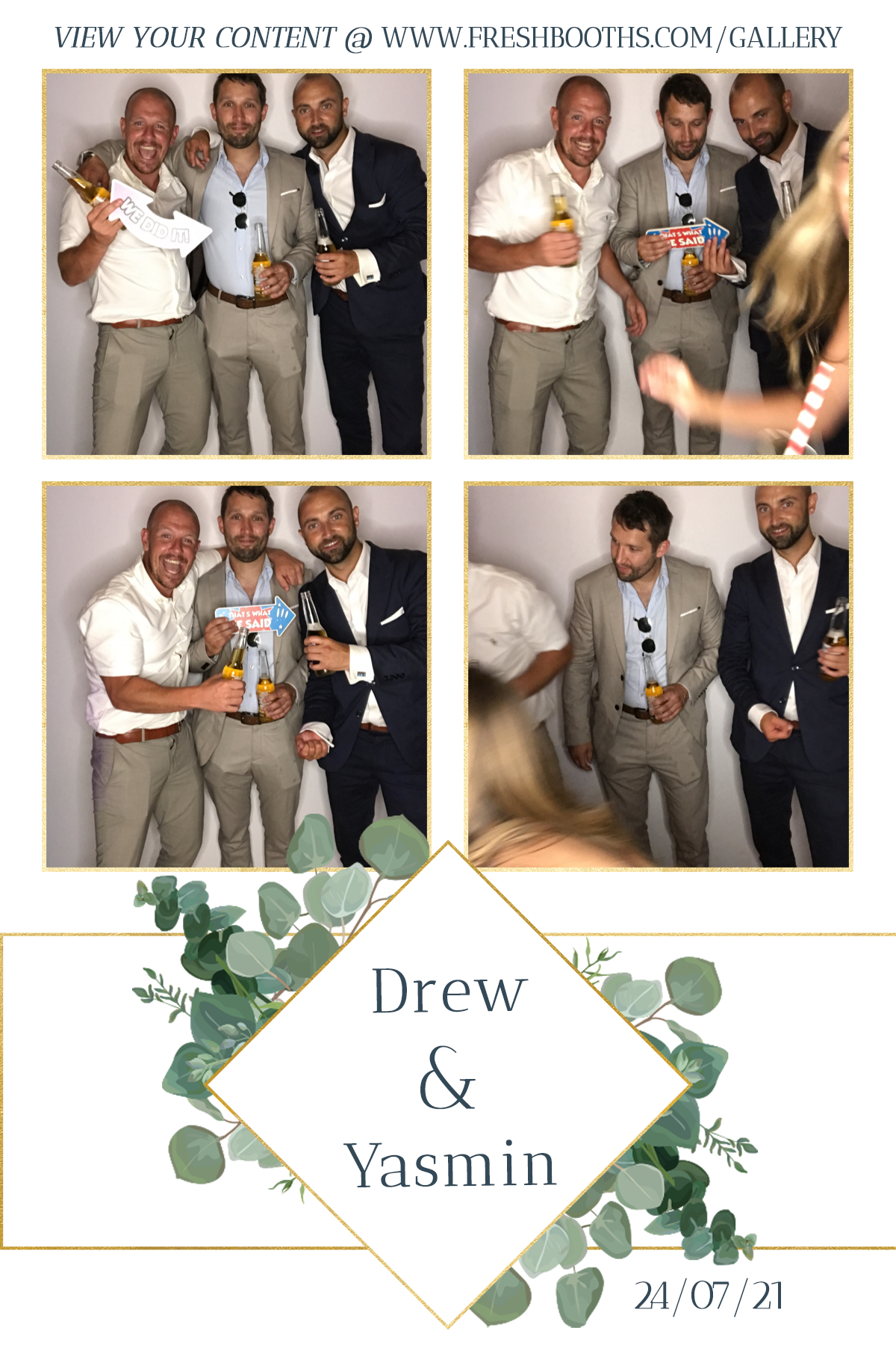 Drew & Yasmin Wedding - GIF Station | View more photos from the event at gallery.freshbooths.com/u/FreshBooths/Drew-Yasmin-Wedding-GIF-Station