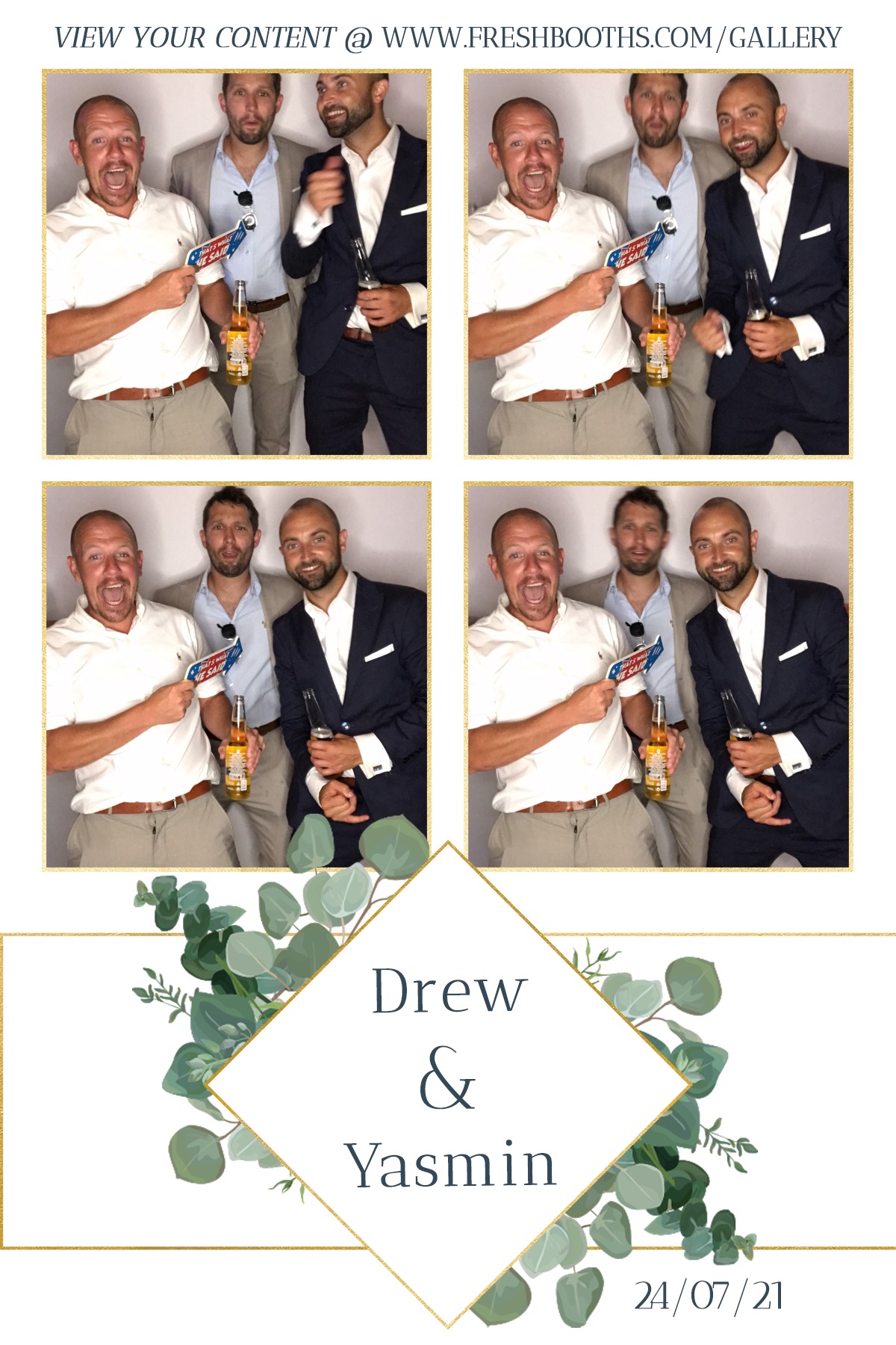Drew & Yasmin Wedding - GIF Station | View more photos from the event at gallery.freshbooths.com/u/FreshBooths/Drew-Yasmin-Wedding-GIF-Station