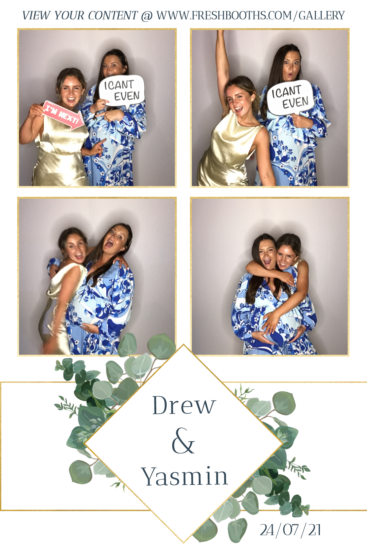 Drew & Yasmin Wedding - GIF Station | View more photos from the event at gallery.freshbooths.com/u/FreshBooths/Drew-Yasmin-Wedding-GIF-Station