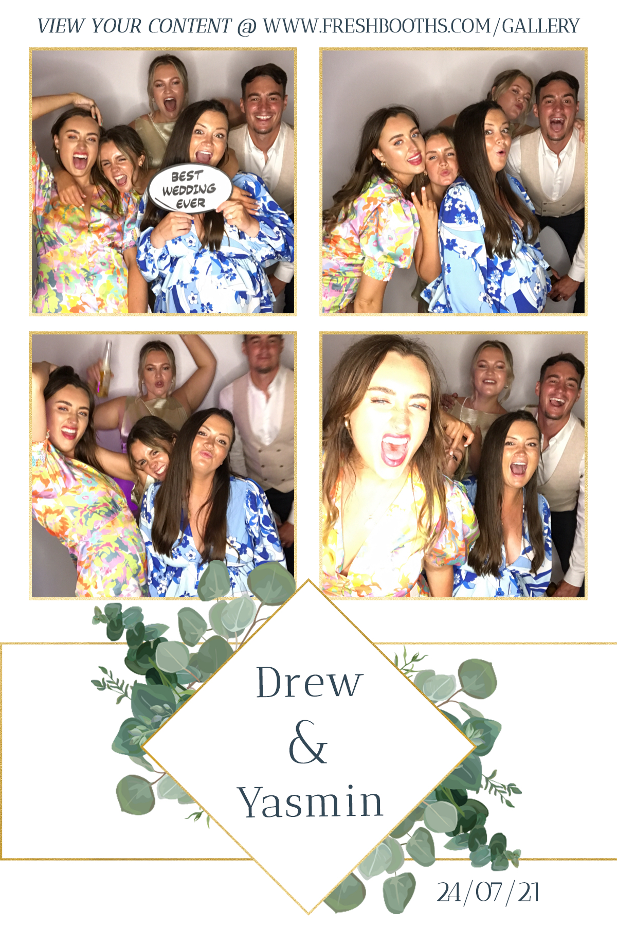 Drew & Yasmin Wedding - GIF Station | View more photos from the event at gallery.freshbooths.com/u/FreshBooths/Drew-Yasmin-Wedding-GIF-Station
