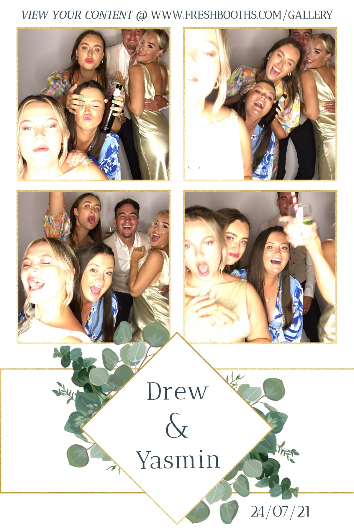 Drew & Yasmin Wedding - GIF Station | View more photos from the event at gallery.freshbooths.com/u/FreshBooths/Drew-Yasmin-Wedding-GIF-Station