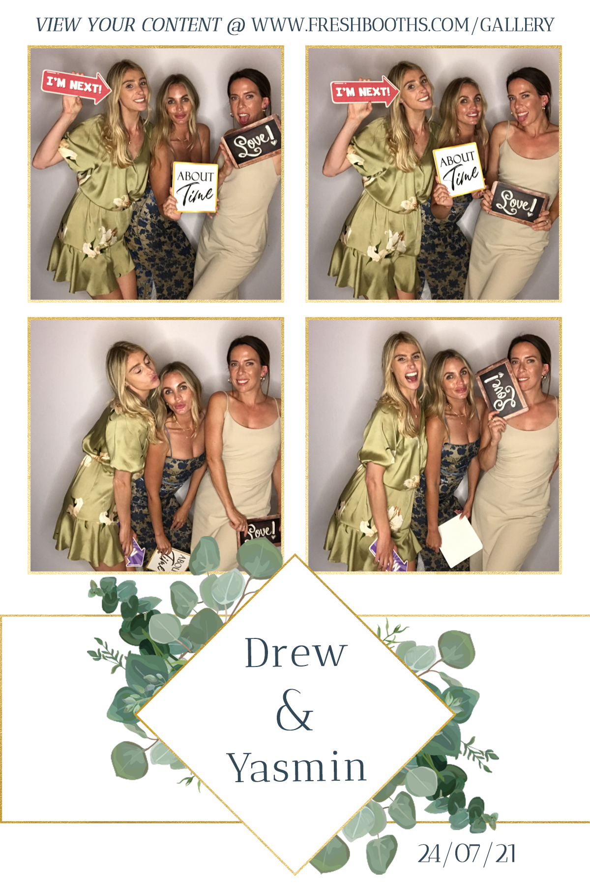 Drew & Yasmin Wedding - GIF Station | View more photos from the event at gallery.freshbooths.com/u/FreshBooths/Drew-Yasmin-Wedding-GIF-Station