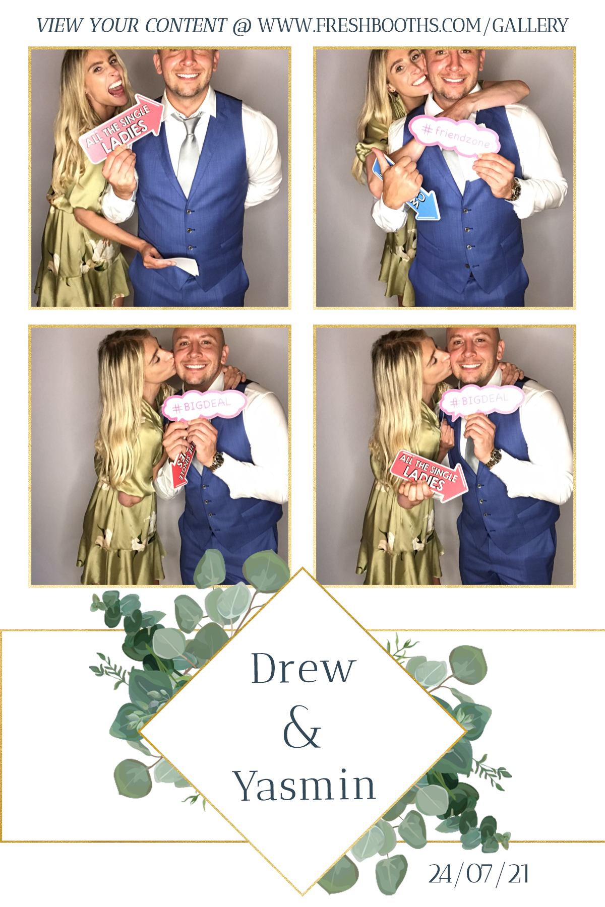 Drew & Yasmin Wedding - GIF Station | View more photos from the event at gallery.freshbooths.com/u/FreshBooths/Drew-Yasmin-Wedding-GIF-Station