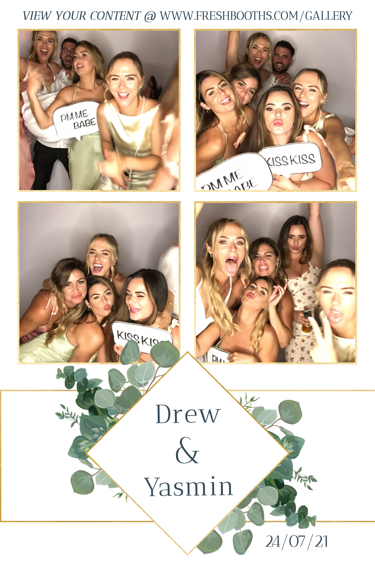 Drew & Yasmin Wedding - GIF Station | View more photos from the event at gallery.freshbooths.com/u/FreshBooths/Drew-Yasmin-Wedding-GIF-Station