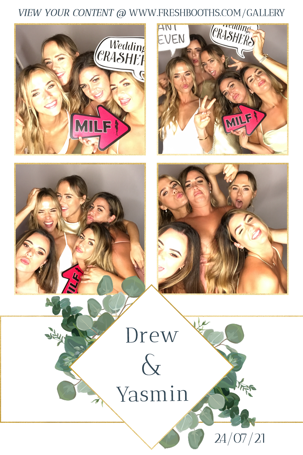 Drew & Yasmin Wedding - GIF Station | View more photos from the event at gallery.freshbooths.com/u/FreshBooths/Drew-Yasmin-Wedding-GIF-Station