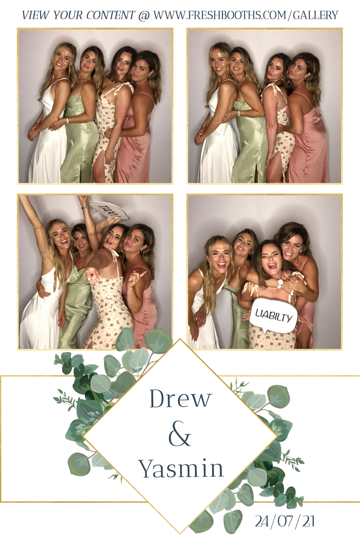 Drew & Yasmin Wedding - GIF Station | View more photos from the event at gallery.freshbooths.com/u/FreshBooths/Drew-Yasmin-Wedding-GIF-Station