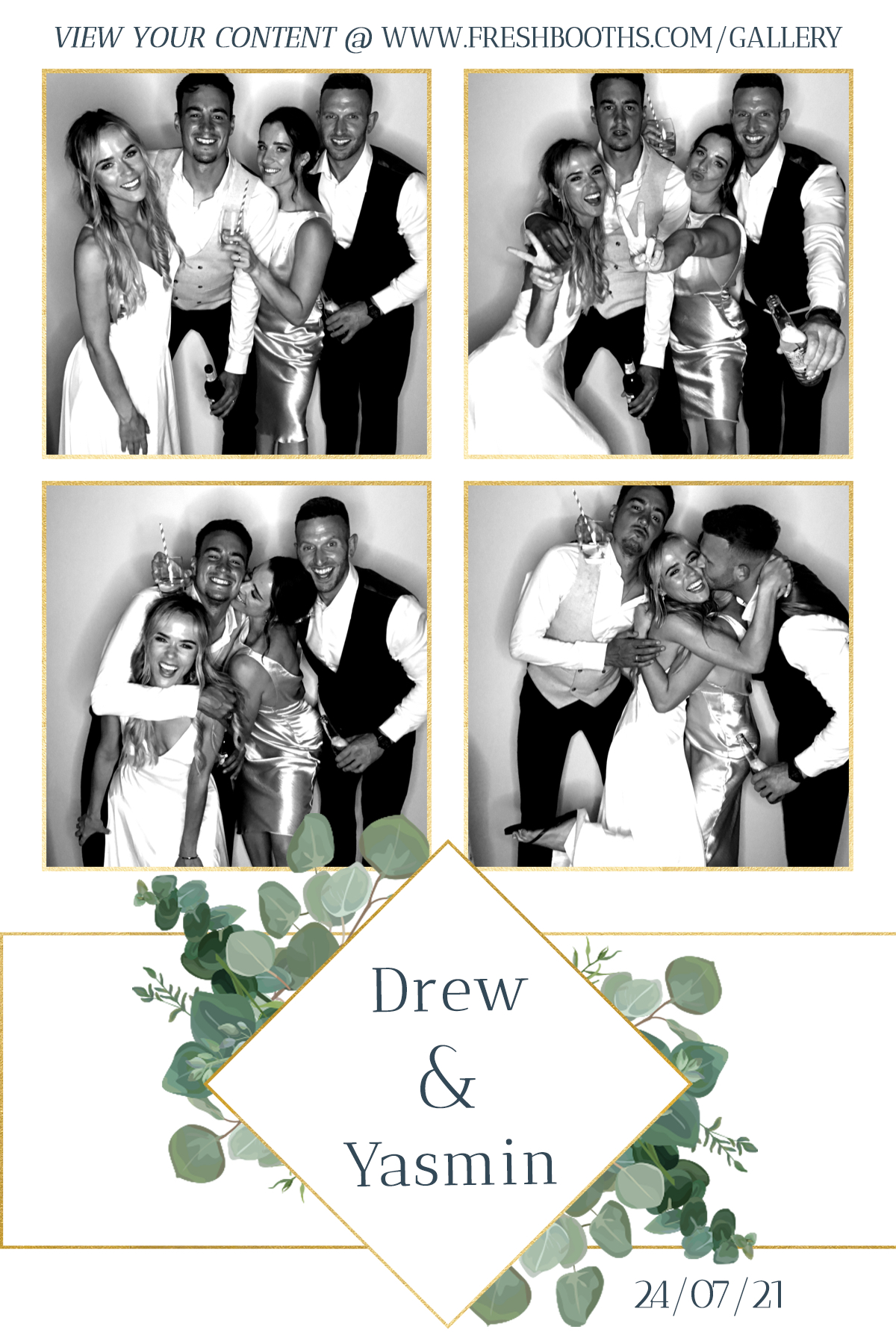 Drew & Yasmin Wedding - GIF Station | View more photos from the event at gallery.freshbooths.com/u/FreshBooths/Drew-Yasmin-Wedding-GIF-Station