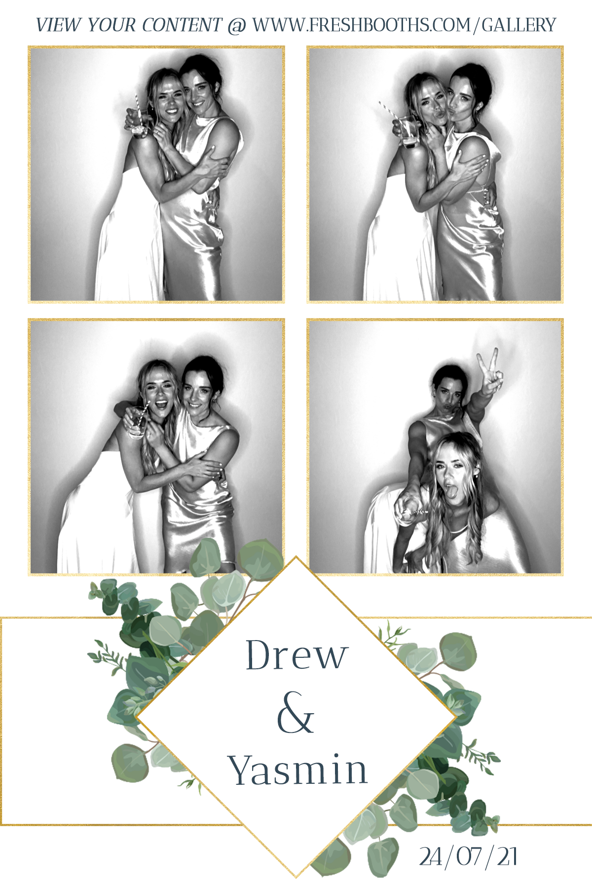 Drew & Yasmin Wedding - GIF Station | View more photos from the event at gallery.freshbooths.com/u/FreshBooths/Drew-Yasmin-Wedding-GIF-Station