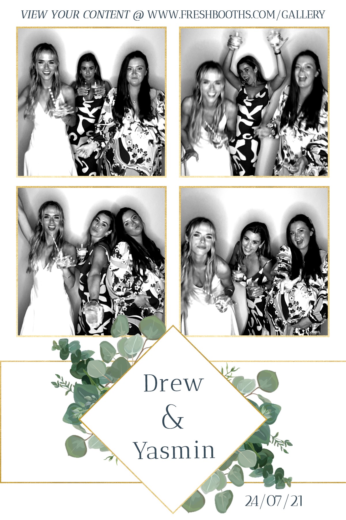 Drew & Yasmin Wedding - GIF Station | View more photos from the event at gallery.freshbooths.com/u/FreshBooths/Drew-Yasmin-Wedding-GIF-Station