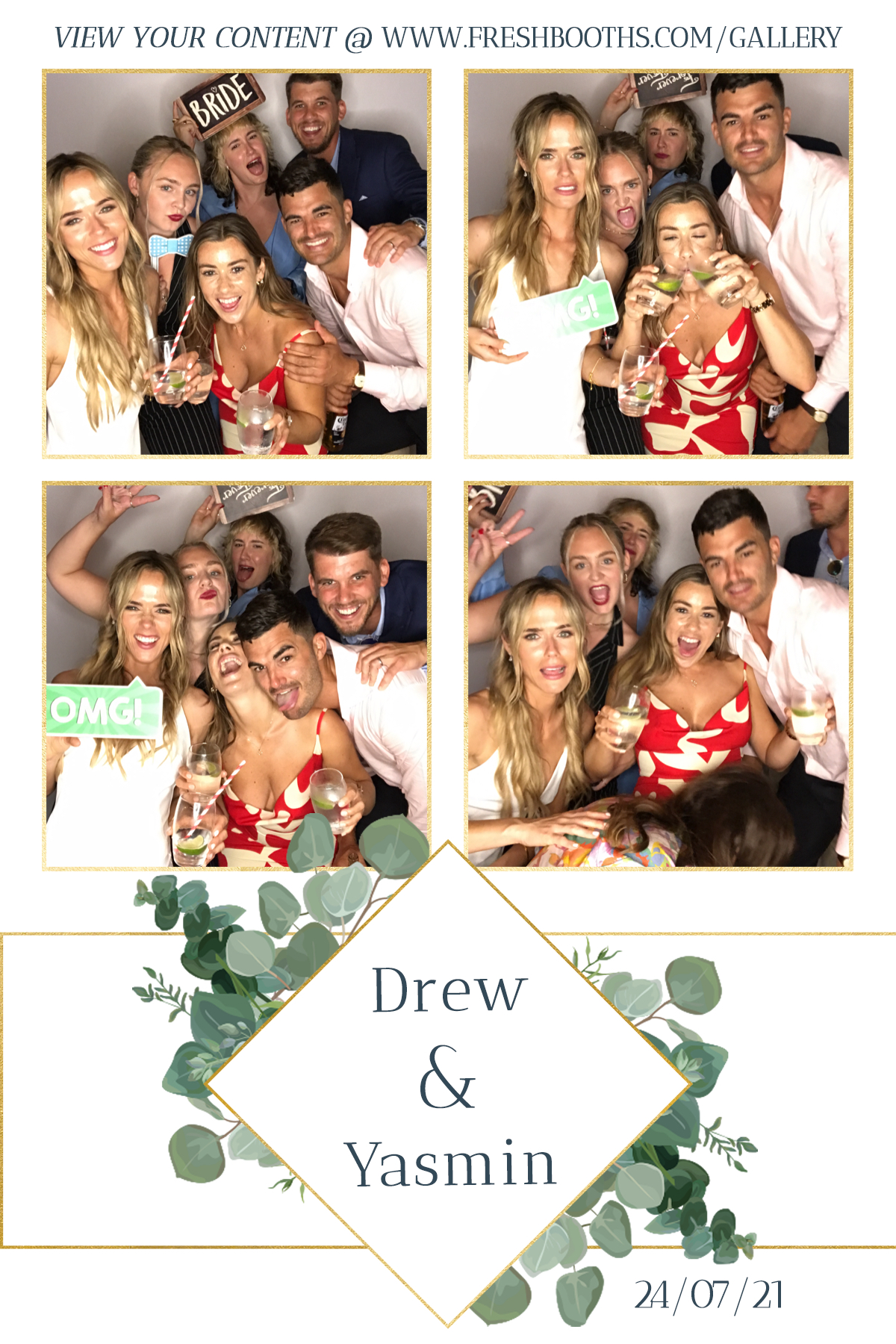 Drew & Yasmin Wedding - GIF Station | View more photos from the event at gallery.freshbooths.com/u/FreshBooths/Drew-Yasmin-Wedding-GIF-Station