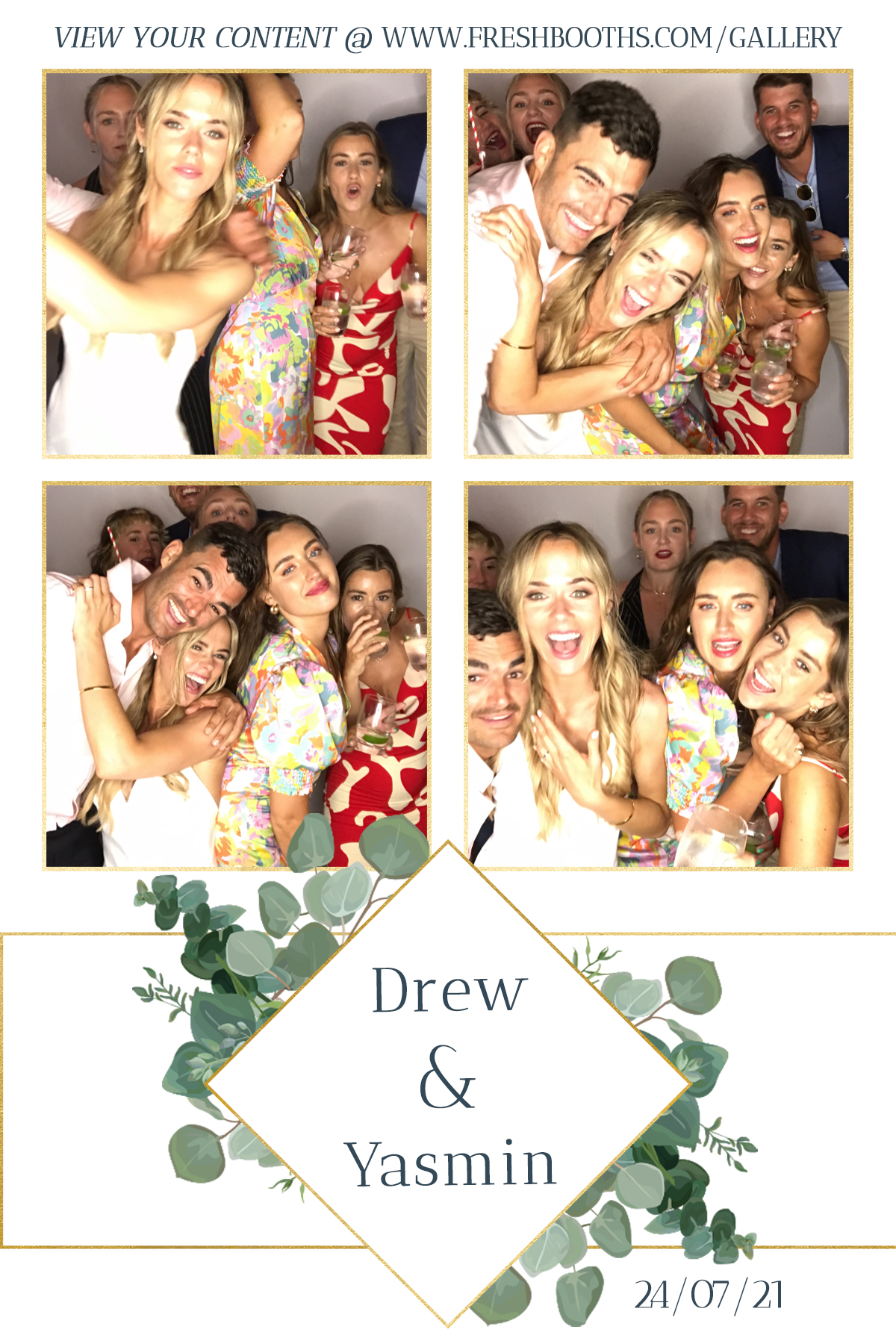 Drew & Yasmin Wedding - GIF Station | View more photos from the event at gallery.freshbooths.com/u/FreshBooths/Drew-Yasmin-Wedding-GIF-Station