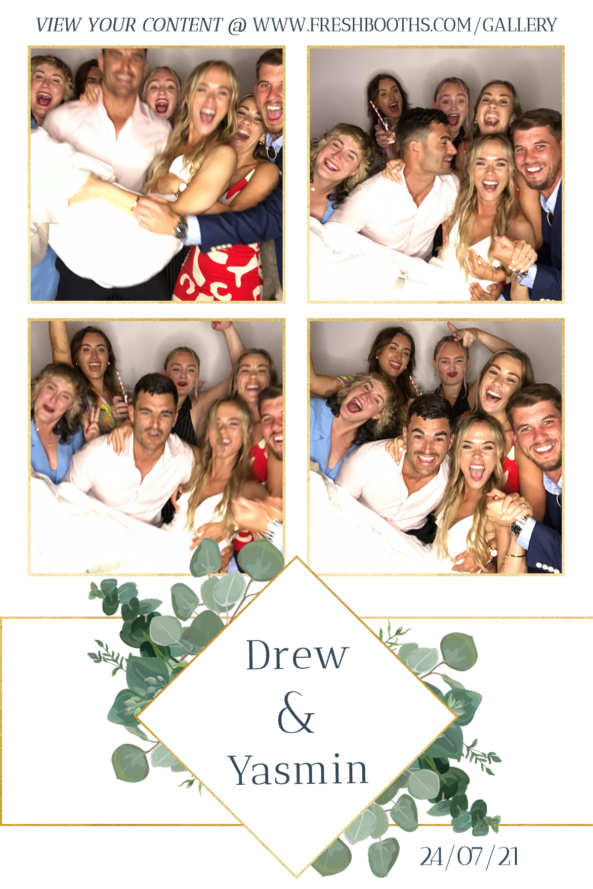 Drew & Yasmin Wedding - GIF Station | View more photos from the event at gallery.freshbooths.com/u/FreshBooths/Drew-Yasmin-Wedding-GIF-Station