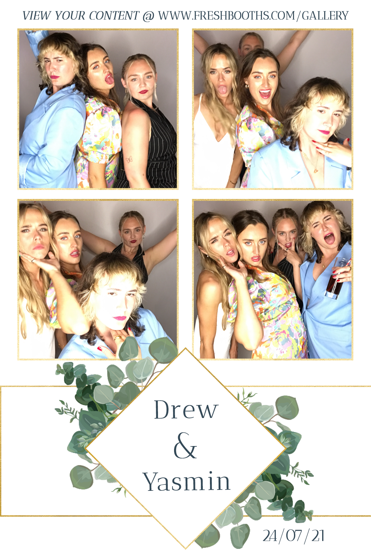 Drew & Yasmin Wedding - GIF Station | View more photos from the event at gallery.freshbooths.com/u/FreshBooths/Drew-Yasmin-Wedding-GIF-Station