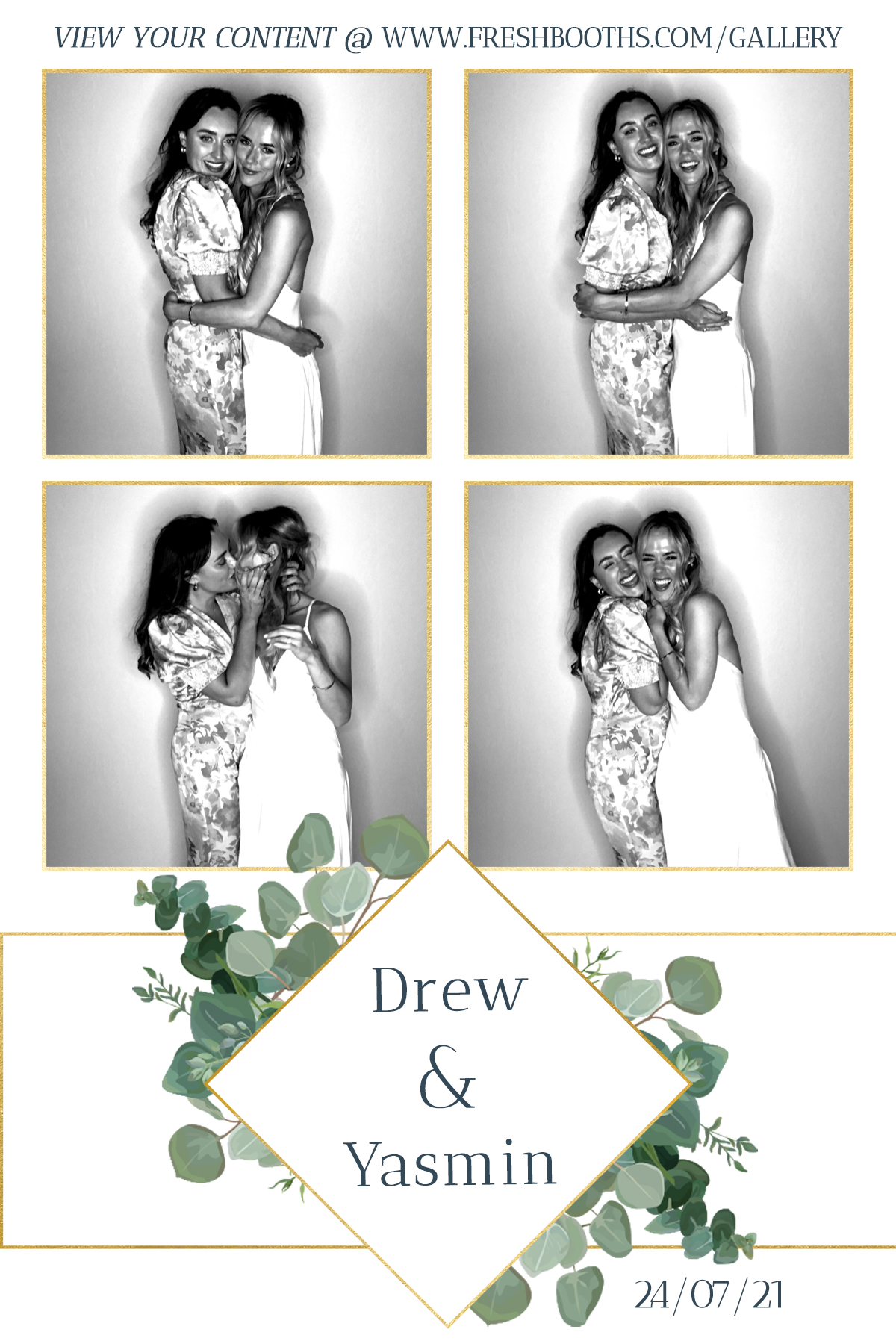 Drew & Yasmin Wedding - GIF Station | View more photos from the event at gallery.freshbooths.com/u/FreshBooths/Drew-Yasmin-Wedding-GIF-Station