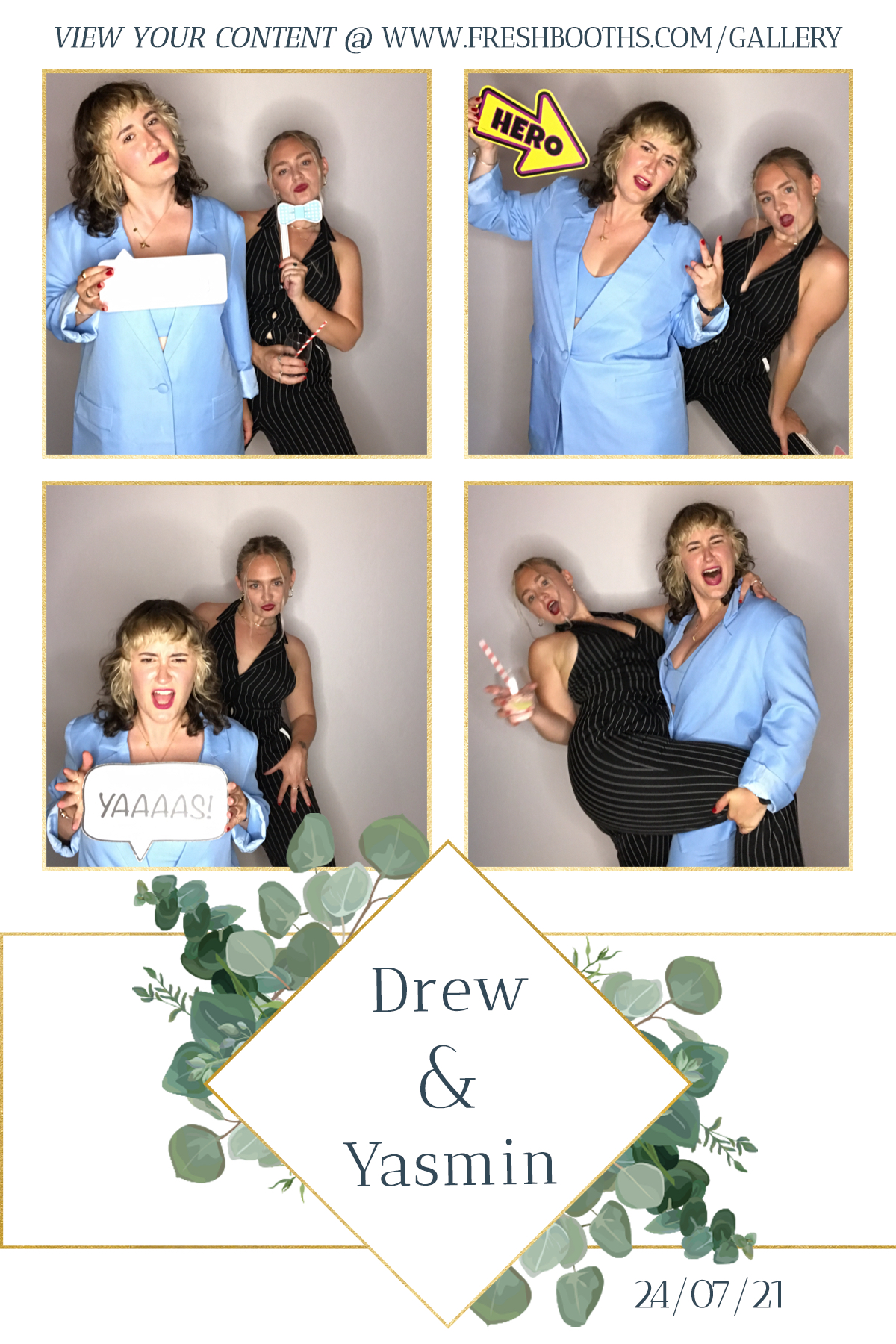 Drew & Yasmin Wedding - GIF Station | View more photos from the event at gallery.freshbooths.com/u/FreshBooths/Drew-Yasmin-Wedding-GIF-Station