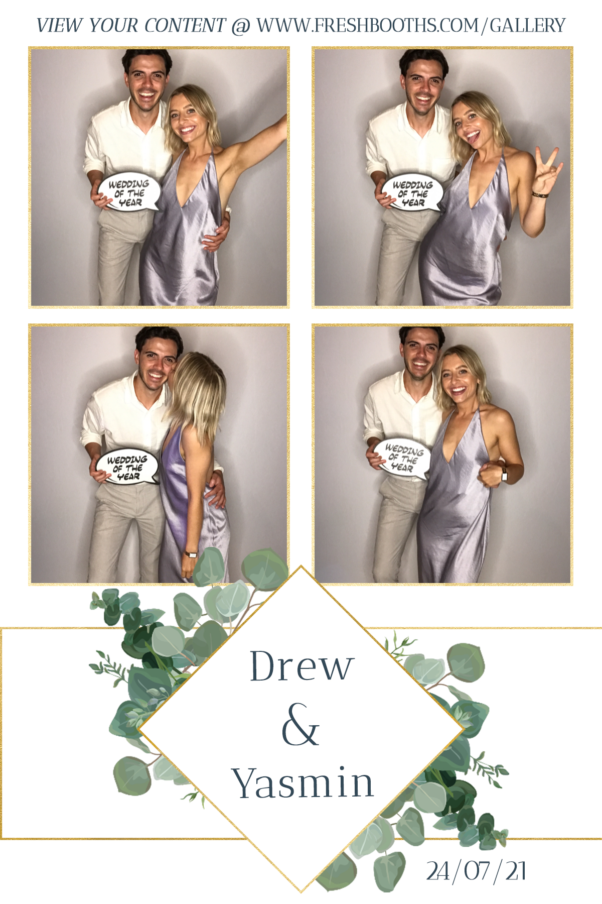 Drew & Yasmin Wedding - GIF Station | View more photos from the event at gallery.freshbooths.com/u/FreshBooths/Drew-Yasmin-Wedding-GIF-Station