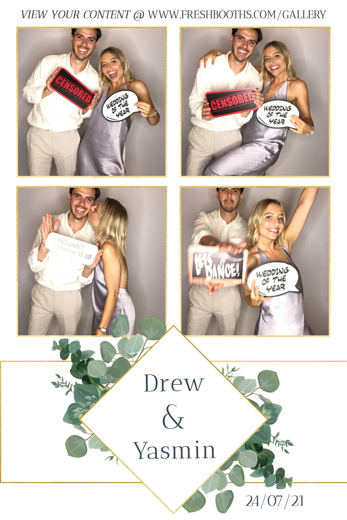 Drew & Yasmin Wedding - GIF Station | View more photos from the event at gallery.freshbooths.com/u/FreshBooths/Drew-Yasmin-Wedding-GIF-Station