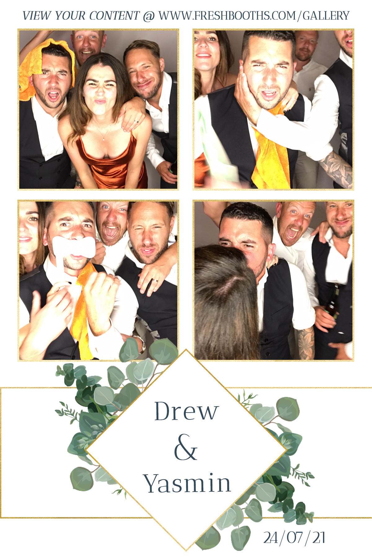 Drew & Yasmin Wedding - GIF Station | View more photos from the event at gallery.freshbooths.com/u/FreshBooths/Drew-Yasmin-Wedding-GIF-Station