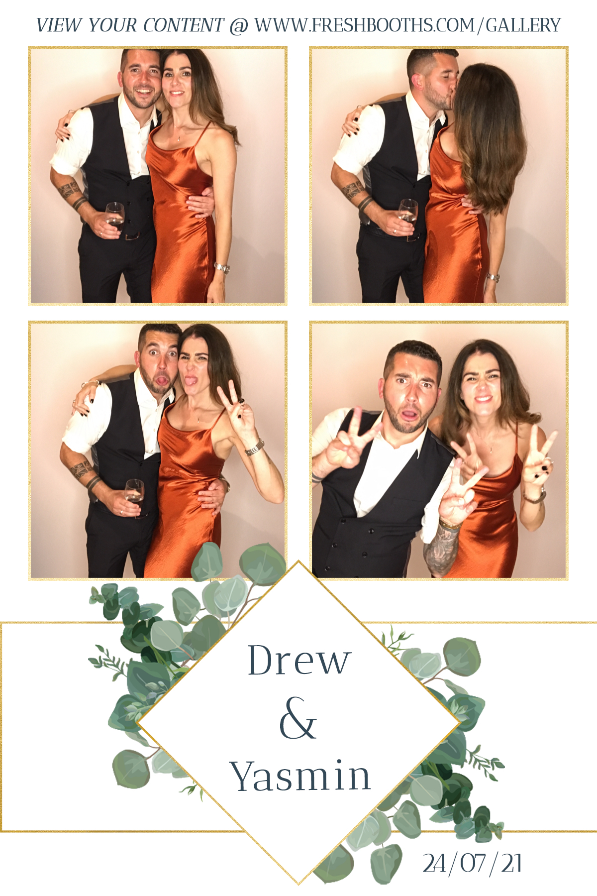 Drew & Yasmin Wedding - GIF Station | View more photos from the event at gallery.freshbooths.com/u/FreshBooths/Drew-Yasmin-Wedding-GIF-Station