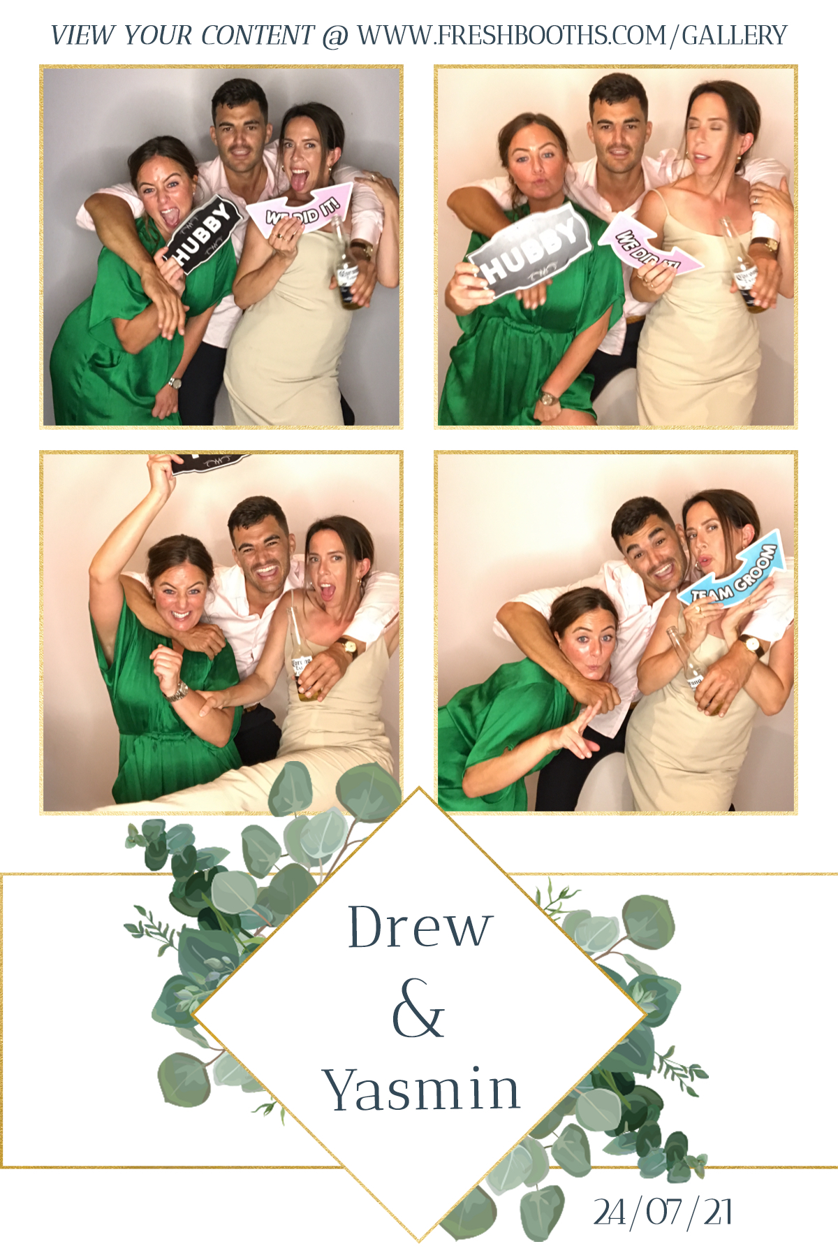 Drew & Yasmin Wedding - GIF Station | View more photos from the event at gallery.freshbooths.com/u/FreshBooths/Drew-Yasmin-Wedding-GIF-Station