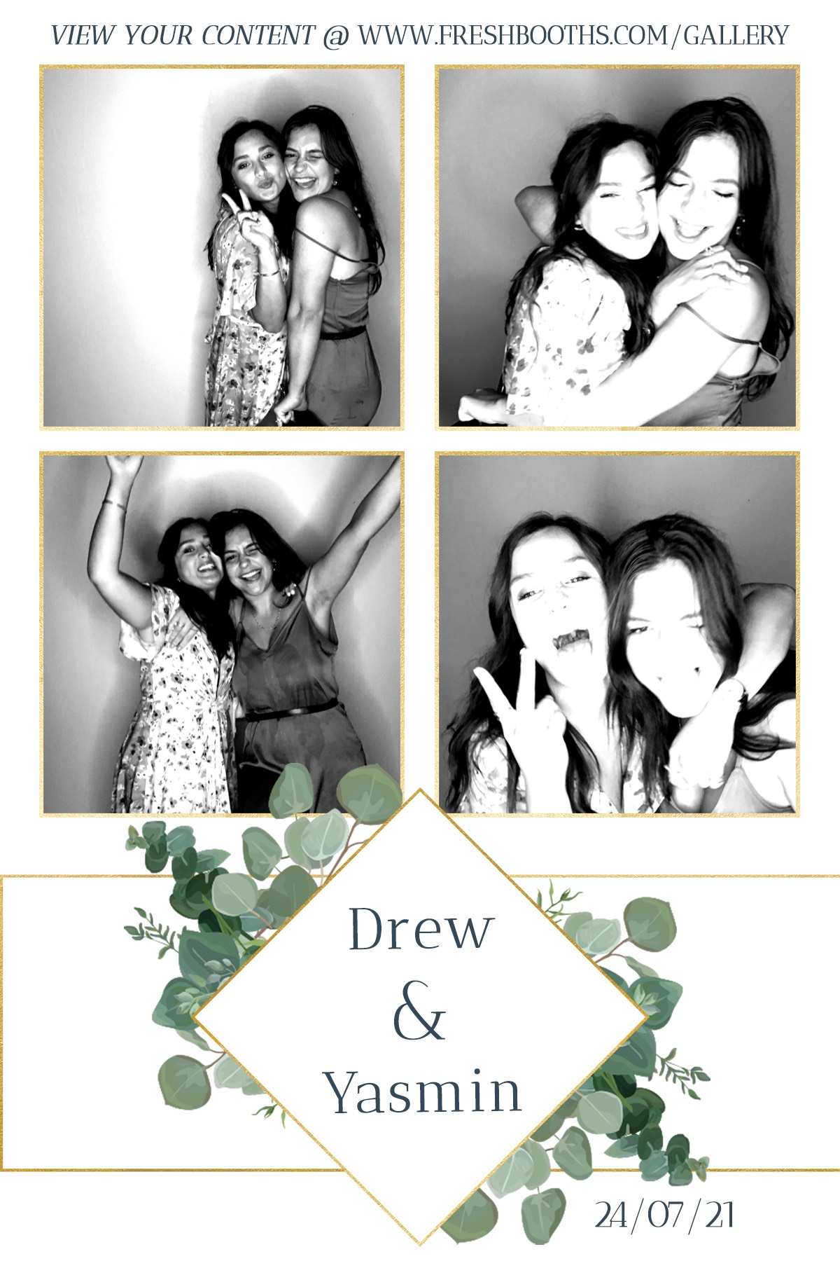 Drew & Yasmin Wedding - GIF Station | View more photos from the event at gallery.freshbooths.com/u/FreshBooths/Drew-Yasmin-Wedding-GIF-Station