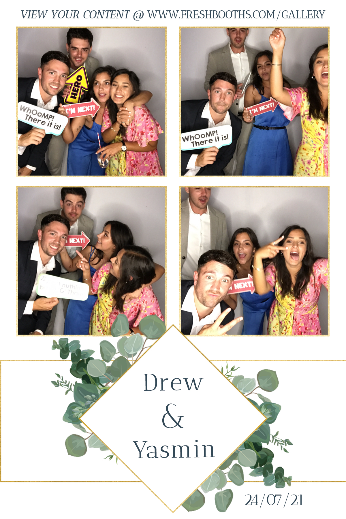 Drew & Yasmin Wedding - GIF Station | View more photos from the event at gallery.freshbooths.com/u/FreshBooths/Drew-Yasmin-Wedding-GIF-Station