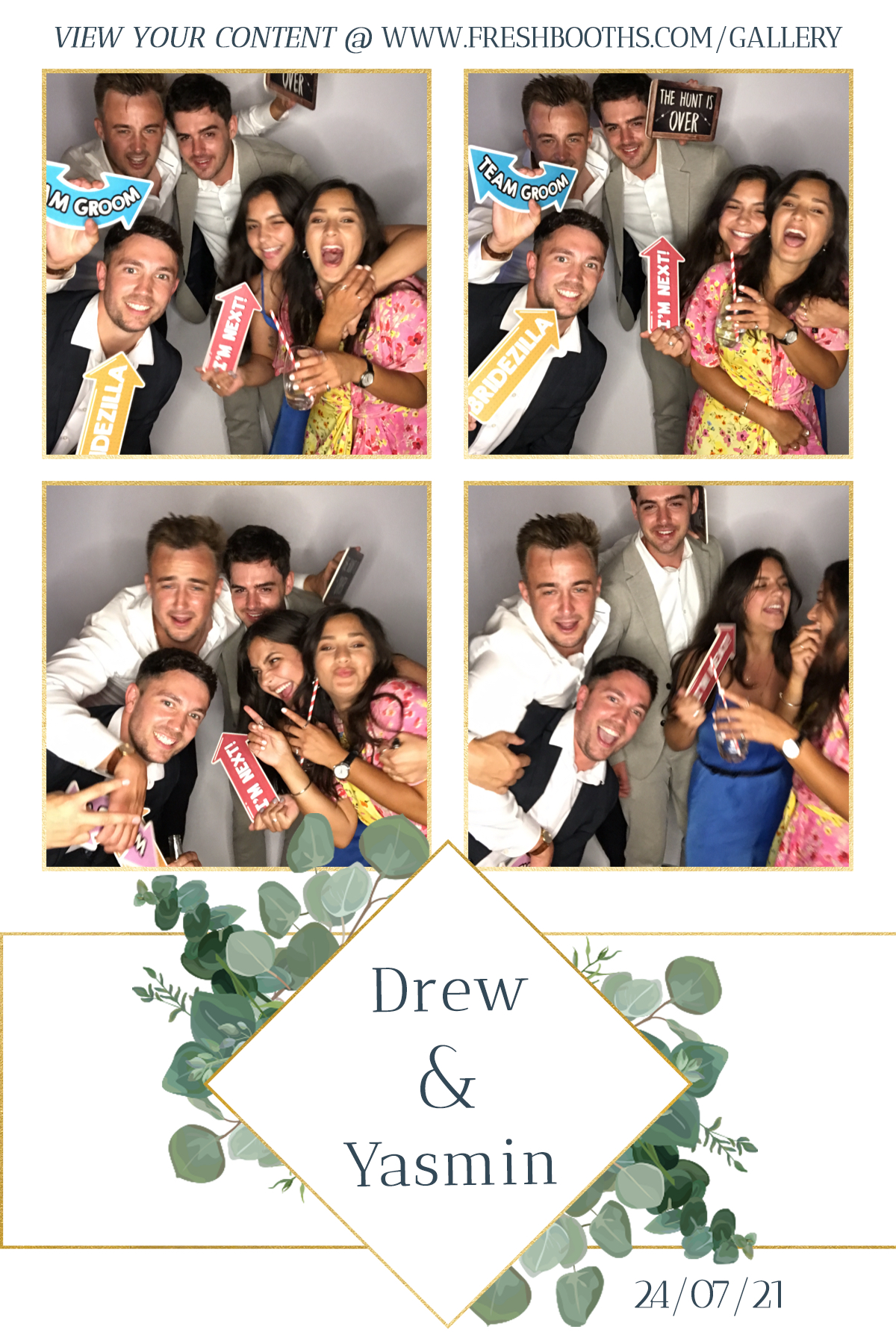 Drew & Yasmin Wedding - GIF Station | View more photos from the event at gallery.freshbooths.com/u/FreshBooths/Drew-Yasmin-Wedding-GIF-Station