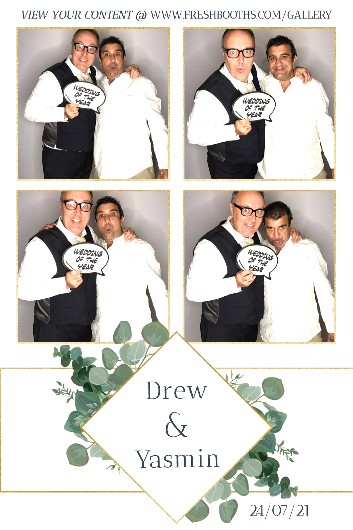 Drew & Yasmin Wedding - GIF Station | View more photos from the event at gallery.freshbooths.com/u/FreshBooths/Drew-Yasmin-Wedding-GIF-Station