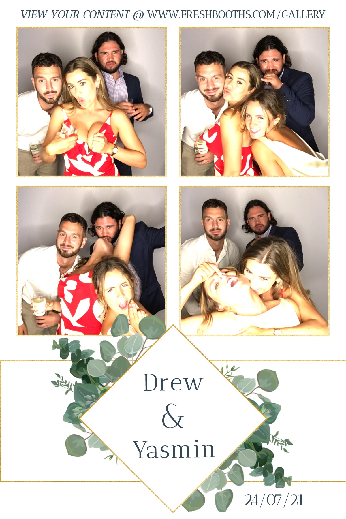 Drew & Yasmin Wedding - GIF Station | View more photos from the event at gallery.freshbooths.com/u/FreshBooths/Drew-Yasmin-Wedding-GIF-Station