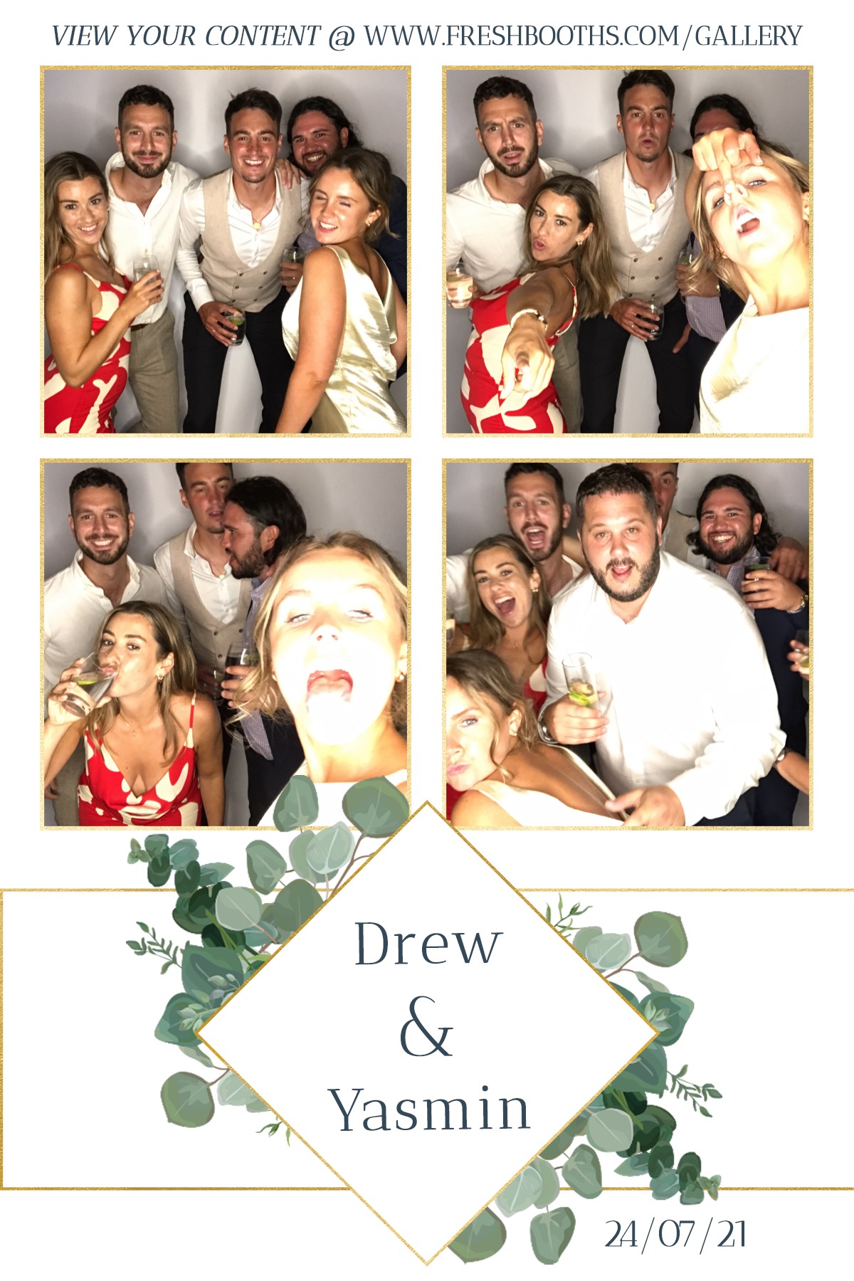Drew & Yasmin Wedding - GIF Station | View more photos from the event at gallery.freshbooths.com/u/FreshBooths/Drew-Yasmin-Wedding-GIF-Station