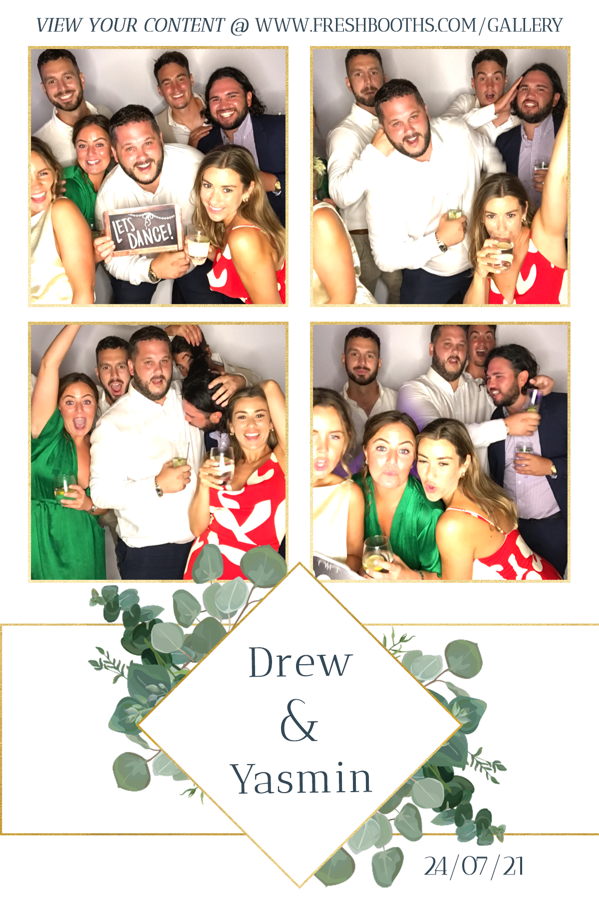 Drew & Yasmin Wedding - GIF Station | View more photos from the event at gallery.freshbooths.com/u/FreshBooths/Drew-Yasmin-Wedding-GIF-Station