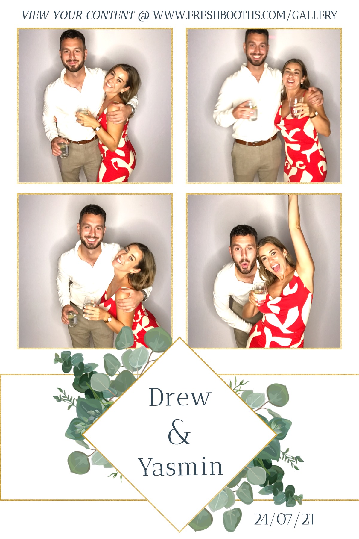 Drew & Yasmin Wedding - GIF Station | View more photos from the event at gallery.freshbooths.com/u/FreshBooths/Drew-Yasmin-Wedding-GIF-Station