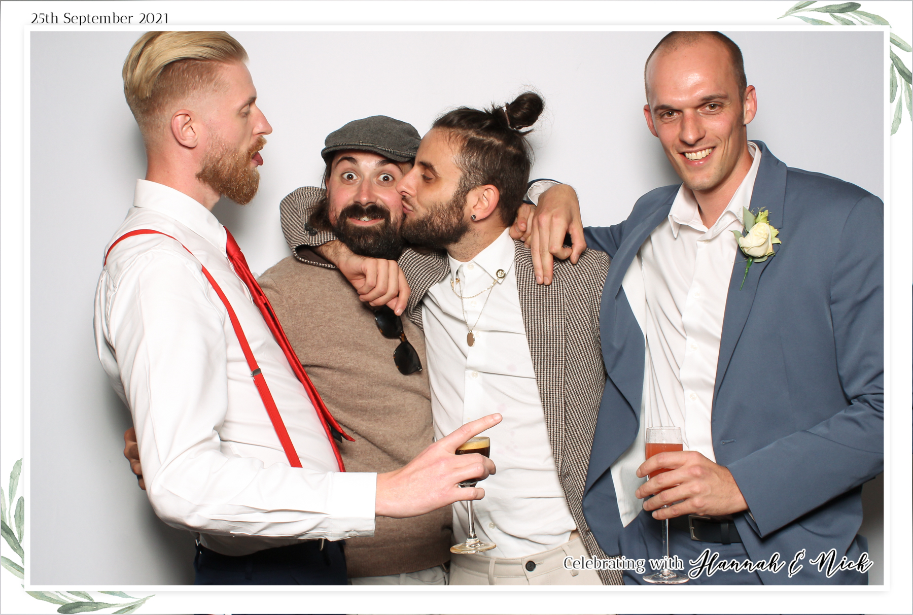 Hannah & Nicks Wedding - Classic Open Booth | View more photos from the event at gallery.freshbooths.com/u/FreshBooths/Hannah-Nicks-Wedding-Classic-Open-Booth
