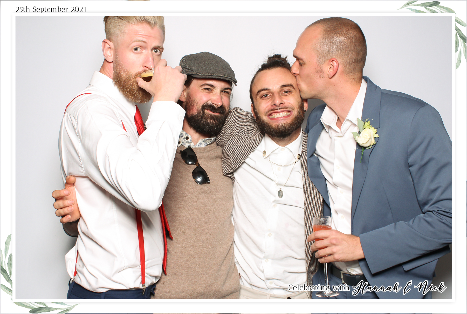 Hannah & Nicks Wedding - Classic Open Booth | View more photos from the event at gallery.freshbooths.com/u/FreshBooths/Hannah-Nicks-Wedding-Classic-Open-Booth