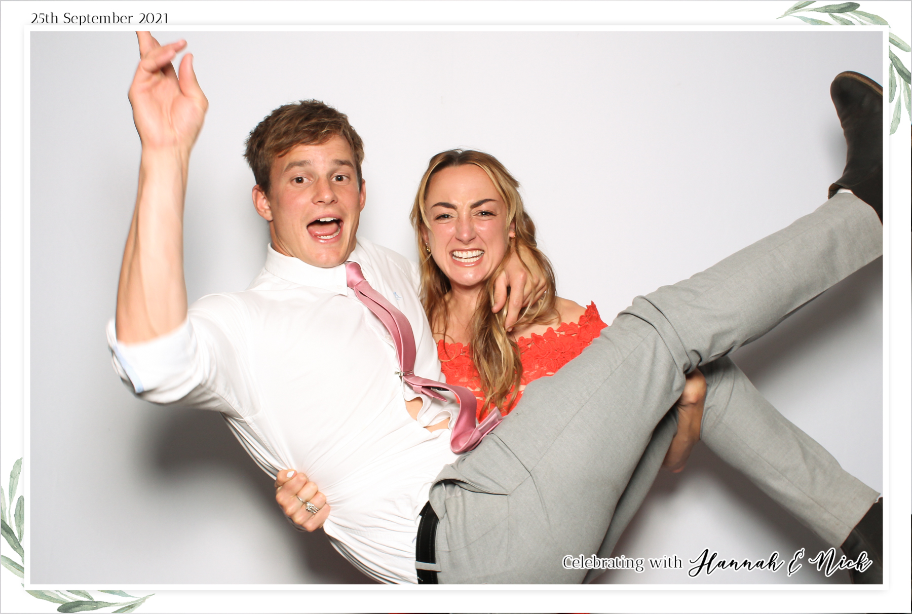 Hannah & Nicks Wedding - Classic Open Booth | View more photos from the event at gallery.freshbooths.com/u/FreshBooths/Hannah-Nicks-Wedding-Classic-Open-Booth