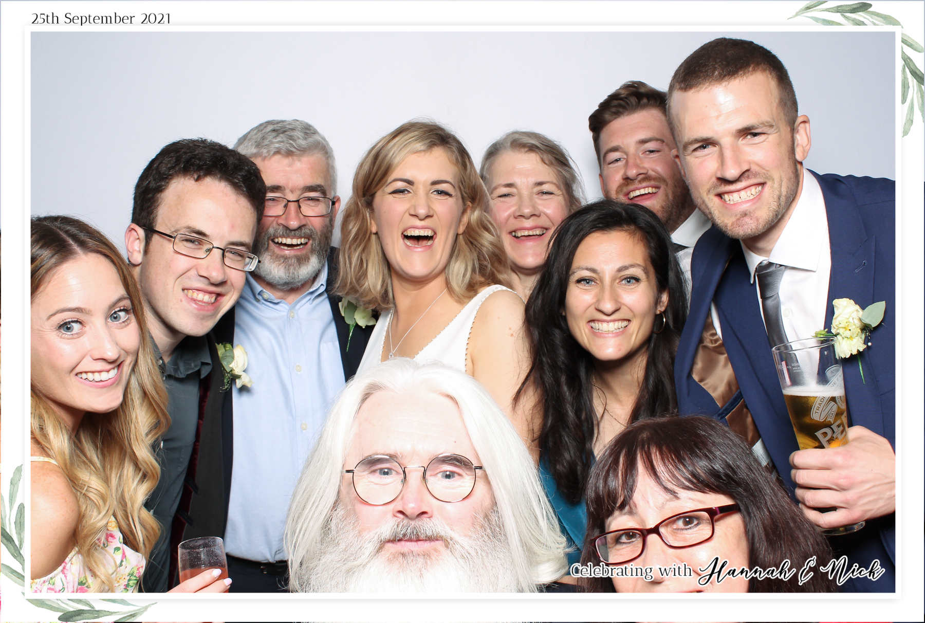 Hannah & Nicks Wedding - Classic Open Booth | View more photos from the event at gallery.freshbooths.com/u/FreshBooths/Hannah-Nicks-Wedding-Classic-Open-Booth