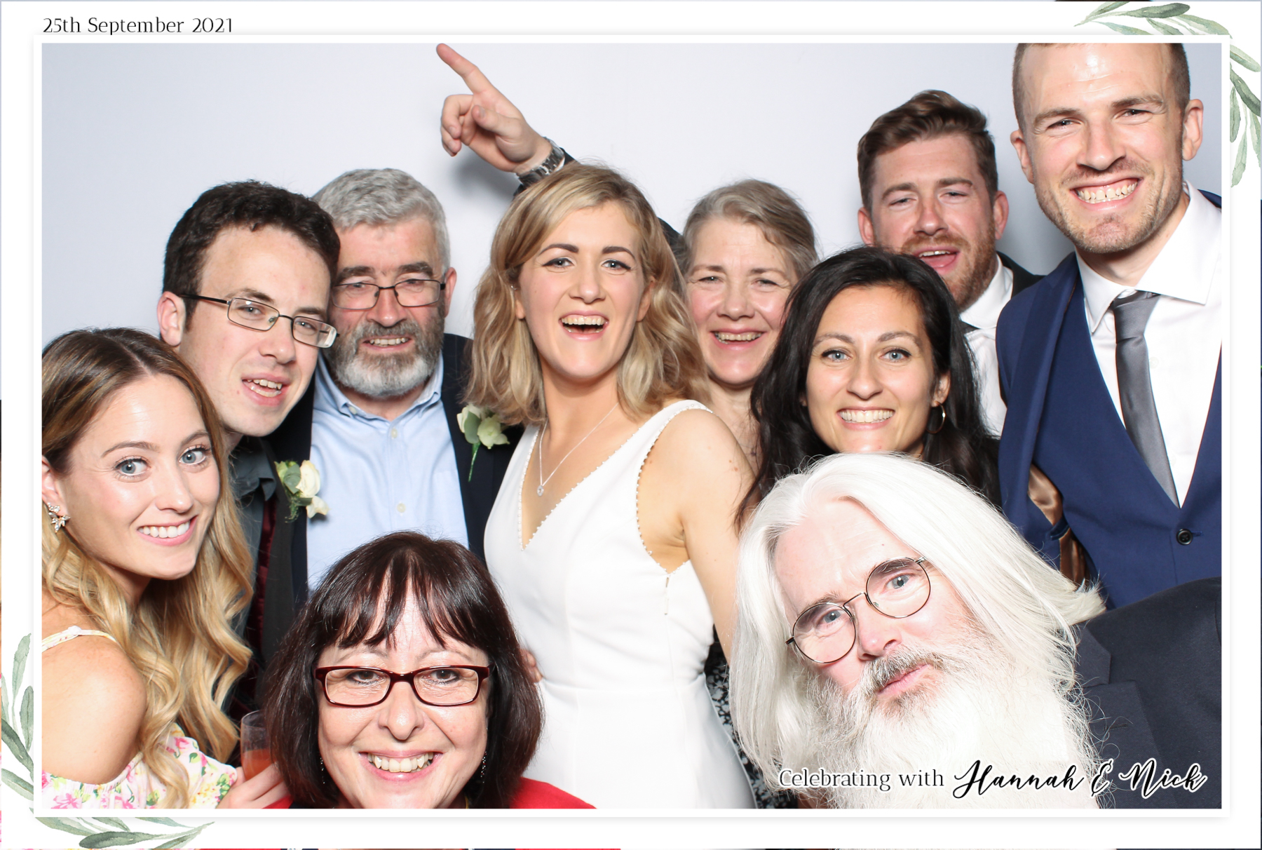 Hannah & Nicks Wedding - Classic Open Booth | View more photos from the event at gallery.freshbooths.com/u/FreshBooths/Hannah-Nicks-Wedding-Classic-Open-Booth