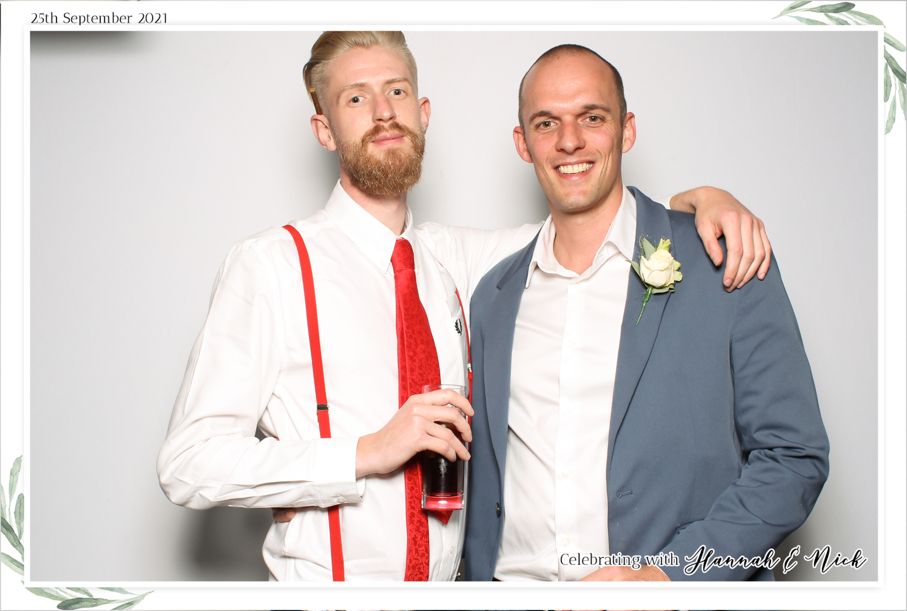 Hannah & Nicks Wedding - Classic Open Booth | View more photos from the event at gallery.freshbooths.com/u/FreshBooths/Hannah-Nicks-Wedding-Classic-Open-Booth