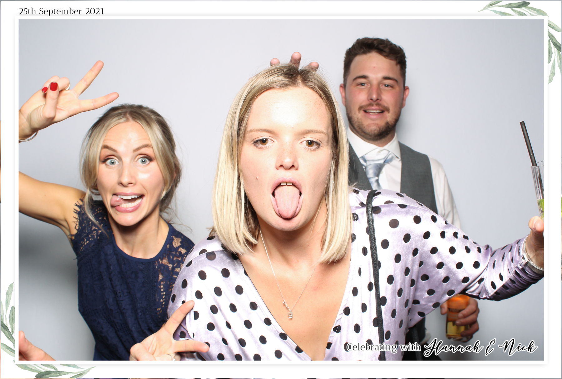 Hannah & Nicks Wedding - Classic Open Booth | View more photos from the event at gallery.freshbooths.com/u/FreshBooths/Hannah-Nicks-Wedding-Classic-Open-Booth